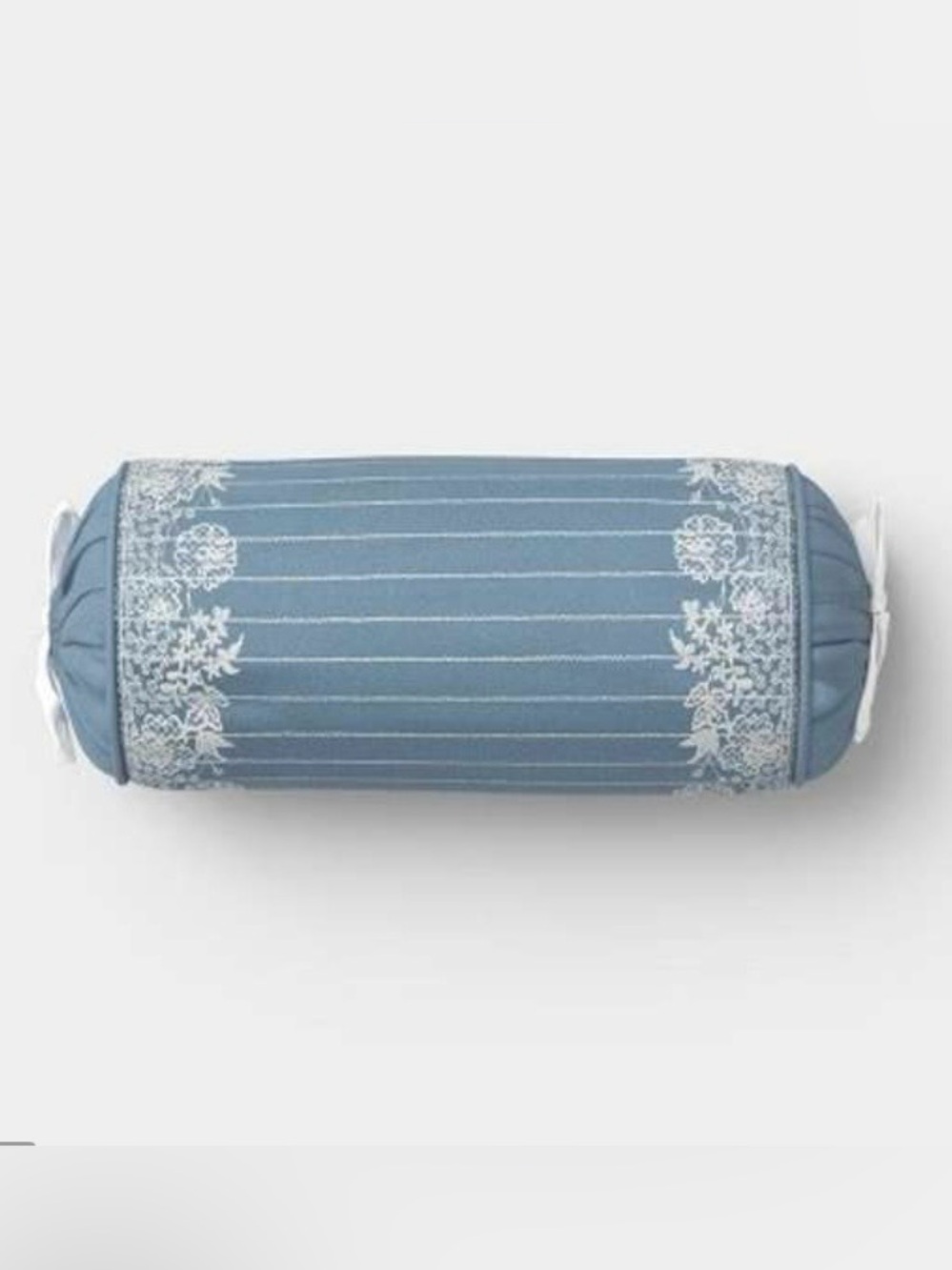 Studio McGee Blue Decorative Outdoor Bolster Pillow